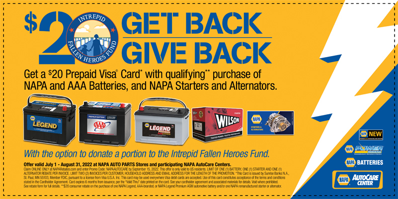 NAPA Promotions Coupon | Bexley Automotive