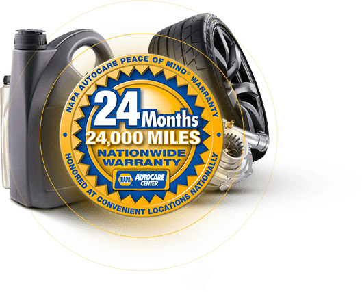 NAPA 24 months/24,000 miles | Bexley Automotive